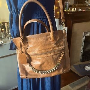 Badgley Mischka Brown Chain Purse